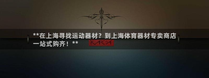 富联娱乐下载app：**在上海寻找运动器材？到上海体