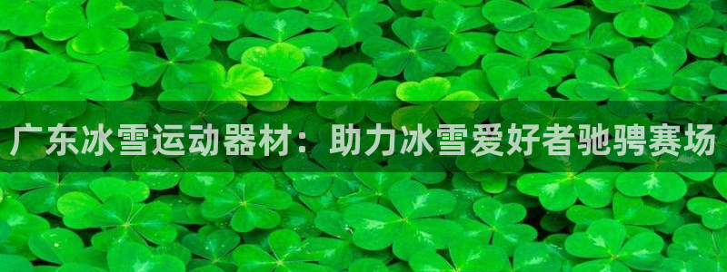 富联娱乐平台是什么：广东冰雪运动器材：助力冰雪爱好者