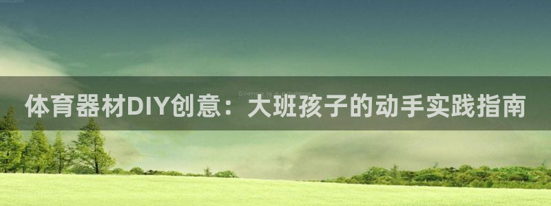 富联娱乐平台怎么样啊：体育器材DIY创意：大班孩子的