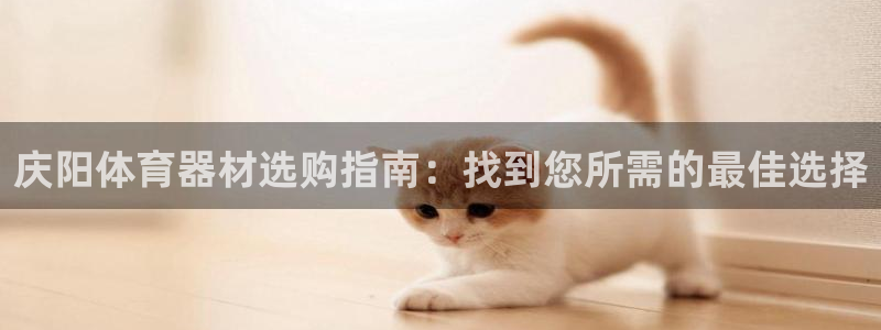 富联官方网站入口下载安卓：庆阳体育器材选购指南：找到